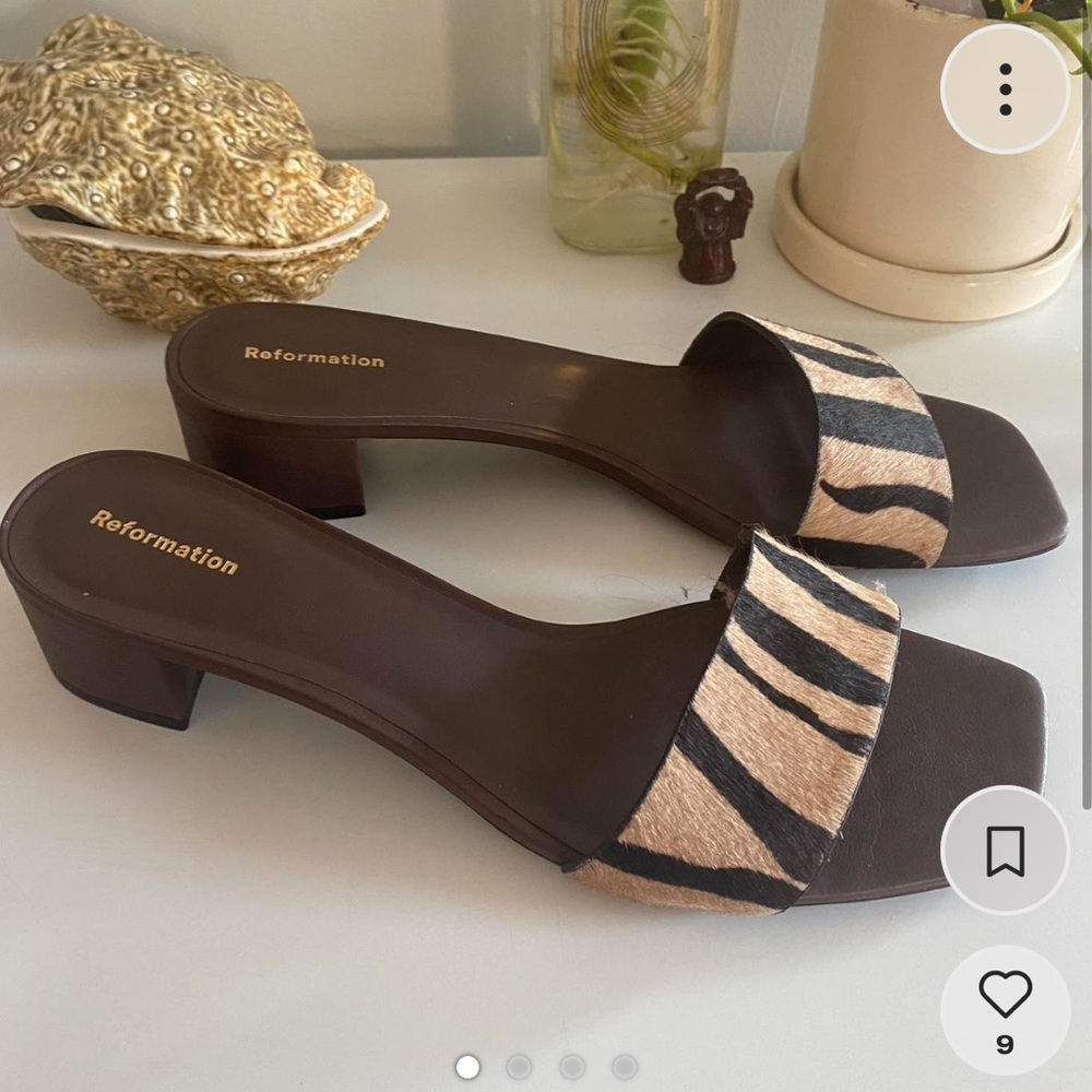 Reformation Mandy minimal block heel